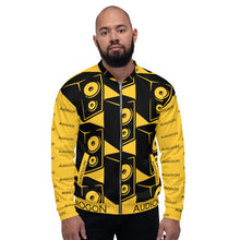 Load image into Gallery viewer, All-Over Audiogon Speaker Bomber Jacket